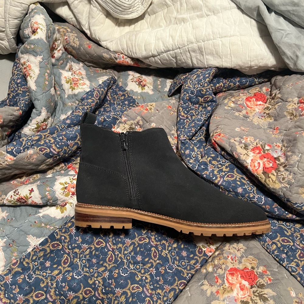 Lands' End gray Ankle Boots